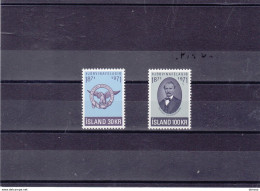 ISLANDE 1971 Société Patriotique  Yvert 408-409, Michel 455-456 NEUF** MNH Cote 10 Euros - Unused Stamps