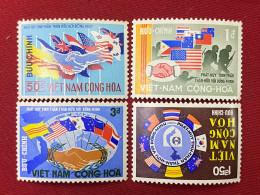 Stamps Vietnam South (Amicale Vis- A-vis Des Alliés - 22/6/1968) -GOOD Stamps- 1 Set/4pcs - Vietnam