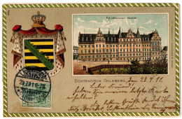 1.20.5 LICHTENSTAIN, CALLNBERG, KGL. LEHRERINNEN - SEMINAR, 1911, POSTCARD (BACK SIDE UPSIDE DOWN) - Liechtenstein