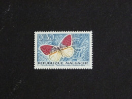 MADAGASCAR YT 341 ** MNH - COLOTIS ZOE PAPILLON BUTTERFLY - Madagaskar (1960-...)