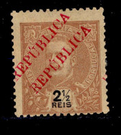 ! ! Portuguese India - 1914 D. Carlos Local Republica 2 1/2 R (ERROR 2) - Af. 274 - NGAI - Portugees-Indië