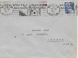 Cachet Mamers 1951 - Cachets Généralité