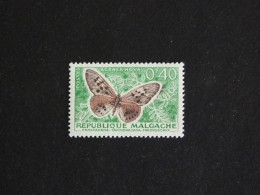 MADAGASCAR YT 342 ** MNH - PAPILLON BUTTERFLY ACRAEA HOVA - Madagaskar (1960-...)