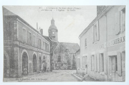 Cpa Environs De St Sauveur Yonne LAINSECQ L'église La Halle - MAY13 - Saint Sauveur En Puisaye