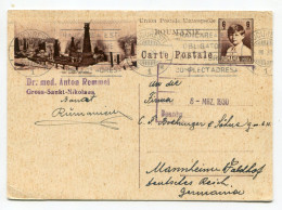 CARTE ENTIER POSTAL ILLUSTRÉ - Roi Michel 6 Lei , Les Sondes De Moreni - Ganzsachen