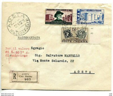 Milano '52 Su Busta - 1946-60: Poststempel