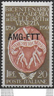 1950 Trieste A Accademia Di Belle Arti MNH Sassone N. 87 - Ohne Zuordnung