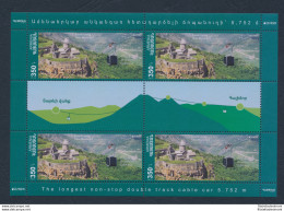 2012 EUROPA CEPT Armenia, 1 Minifoglio Di 4 Serie, Turismo, MNH** - Other & Unclassified