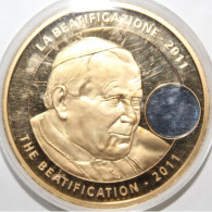 MEDAILLE - JEAN PAUL II - 1978-2005 - LA BEATIFICATION 2011 - BRONZE FLORENTIN - BE - Autres & Non Classés