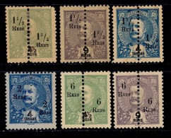 ! ! Portuguese India - 1911 D. Carlos (Perforated - Complete Set) - Af. 216 To 221 - NGAI (ns184) - Inde Portugaise