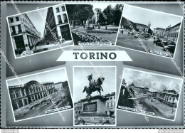 Cg327 Cartolina Torino Citta' 6 Vedutine Piemonte - Andere & Zonder Classificatie