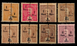 ! ! Portuguese India - 1911 D. Carlos (Perforated - Complete Set) - Af. 230 To 237 - NGAI (ns185) - Inde Portugaise