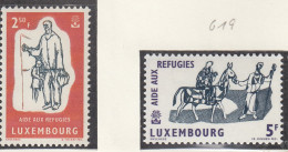 LUXEMBURG  618-619, Postfrisch **, Weltflüchtlingsjahr, 1960 - Ungebraucht