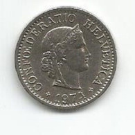 SWITZERLAND 10 RAPPEN 1974 - 10 Centimes / Rappen