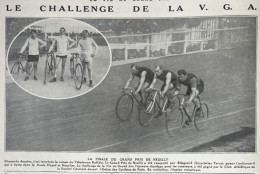 1912 CYCLISME - GRAND PRIX DE NEUILLY  - ELLEGAARD BICYCLETTE TERROT PNEUS CONTINENTAL - LA VIE AU GRAND AIR - 1900 - 1949