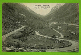 ARIEGE / ROUTE DE L'HOSPITALET / LACETS DE SAILLENS ....Carte écrite En 1917 - Autres & Non Classés