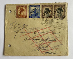 !!! CONGO, LETTRE DE 1946, DÉPART DE PAULIS POUR ALOST (BELGIQUE), RETOUR À L'ENVOYEUR - Covers & Documents