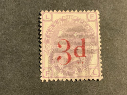 1880 Queen Victoria 3d On 3d Overprint Plate 21 Used Wmk Imp Crown  (S 950) - Used Stamps