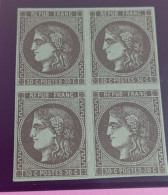 RRR SIGNE BEHR Et GARANTIE Par Sa VSO - 500€ N°47e Dans Bloc Neuf** TBE - 1870 Bordeaux Printing