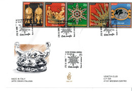 ITALIA 2013 FDC VENETIA CLUB BUSTONE N. 1751 ARTE ORAFA ITALIANA - FDC