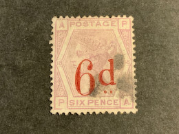 1880 Queen Victoria 6d On 6d Lilac Overprint Plate 18 Used Wmk Imp Crown  (S 951) - Used Stamps