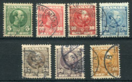 DENMARK 1904-06 Christian IX Definitive  Used.  Michel 47-52, 48 II - Gebruikt