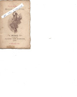ORLEANS  Carnet De Bal  1907 - Sin Clasificación