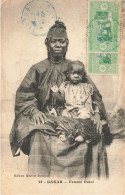 MIKICP7-012- SENEGAL DAKAR FEMME OULOF ET SON BEBE - Sénégal