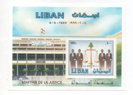 Lebanon Souvenir MNH Sheet S/S 2002 MARTYRS FOR JUSTICE  Liban Libano - Lebanon