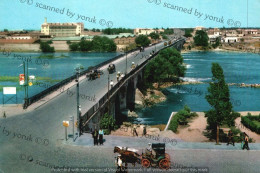 Turkey, Adana, Seyhan River And Taşköprü. (Original Postcard, 1970/80, 10x15 Cm.) * - Türkei