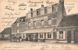 BELGIQUE - St Antonius - Hôtel Saint Antoine - Une Carrosse Sur La Devanture - Animé - Carte Postale Ancienne - Zoersel