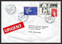 73046 Porte Timbres Esperanto Esperanto Le Meux Oise 1985 Europa Sabine Lettre Cover France  - 1977-1981 Sabine Of Gandon