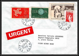 73038 Porte Timbres Esperanto Esperanto Le Meux Oise 1985 Europa Sabine Lettre Cover France  - 1977-1981 Sabine De Gandon