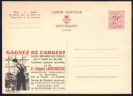 +++ PUBLIBEL Neuf 2F - Gagnez De L'argent - Poêleries MANGON - MARCHIENNE - N° 1741   // - Publibels