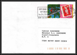 72754 Porte Timbres L'ile Mystérieuse 1993 Marianne Du Bicentenaire Lettre Cover France - 1989-1996 Marianne Du Bicentenaire