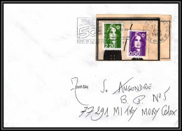 72711 Porte Timbres Paris Berne 1995 Marianne Du Bicentenaire Lettre Cover France - 1989-1996 Bicentenial Marianne