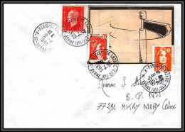 72708 Porte Timbres Signal Paris Berne 1995 Marianne Du Bicentenaire Lettre Cover France - 1989-1996 Bicentenial Marianne