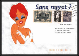 72676 Porte Timbres Sans Regrets Tex Avery Marianne Du Bicentenaire Lettre Cover France - 1989-1996 Marianne (Zweihunderjahrfeier)