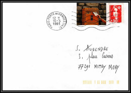 72693 Vignette Paris Porte De Vanves 1991 Marianne Du Bicentenaire Lettre Cover France - 1989-1996 Marianne (Zweihunderjahrfeier)