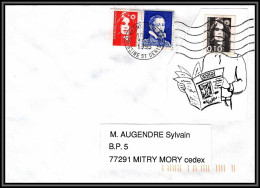 72650 Porte Timbres Design 1995 Marianne Du Bicentenaire Lettre Cover France - 1989-1996 Marianne (Zweihunderjahrfeier)