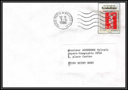 72613 Porte Timbres Vanves Paris Encyclopedie Du Symbolisme 1990 Marianne Du Bicentenaire Lettre Cover France - 1989-1996 Bicentenial Marianne