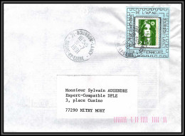 72461 Porte Timbres APNC Bourbon Lancy Saone Et Loire Bourgogne 1991 Marianne Du Bicentenaire Lettre Cover France - 1982-1990 Liberté (Gandon)