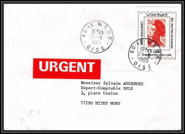 72435 Porte Timbres Le Meux Oisevclos Royal B St Sebastien Sur Loire 1985 Liberté Lettre Cover France - 1982-1990 Liberté De Gandon