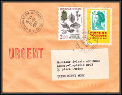 72429 Porte Timbres Le Meux Oise 1985 Foire De Toulouse Liberté Lettre Cover France - 1982-1990 Liberté (Gandon)