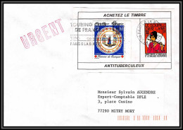 72353 Porte Timbres Paris Boetie Achetez Le Timbre Antituberculeux Croix Rouge Red Cross 1990 Lettre Cover France - 1961-....