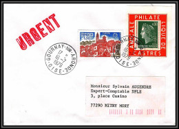 72136 Porte Timbres Gournay Sur Aronde Oise 1979 Amicale Philatelique De Castres Tarn Cheffer 1611 Europa Lettre Cover - 1967-1970 Marianne (Cheffer)