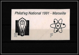 71962 Vignette Porte Timbres Neuf Philat'eg National 1991 Marseille France - Autres & Non Classés