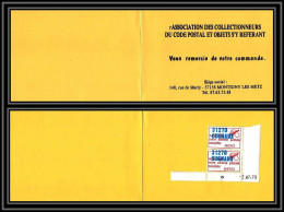 71951 Carnet Porte Timbres Pariel Cugnaux 1979 Code Postal Neuf France - Autres & Non Classés