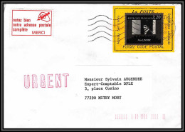 71823 Porte Timbres St Pathus Cinema 1988 Pensez Code Postal Lettre Cover France - 1961-....