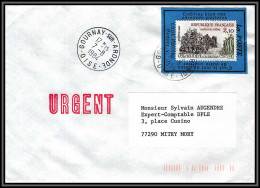 71794 Porte Timbres Gournay-sur-Aronde Oise 1984 Timbre Code Postal Pensez Y Lettre Cover France - 1961-....